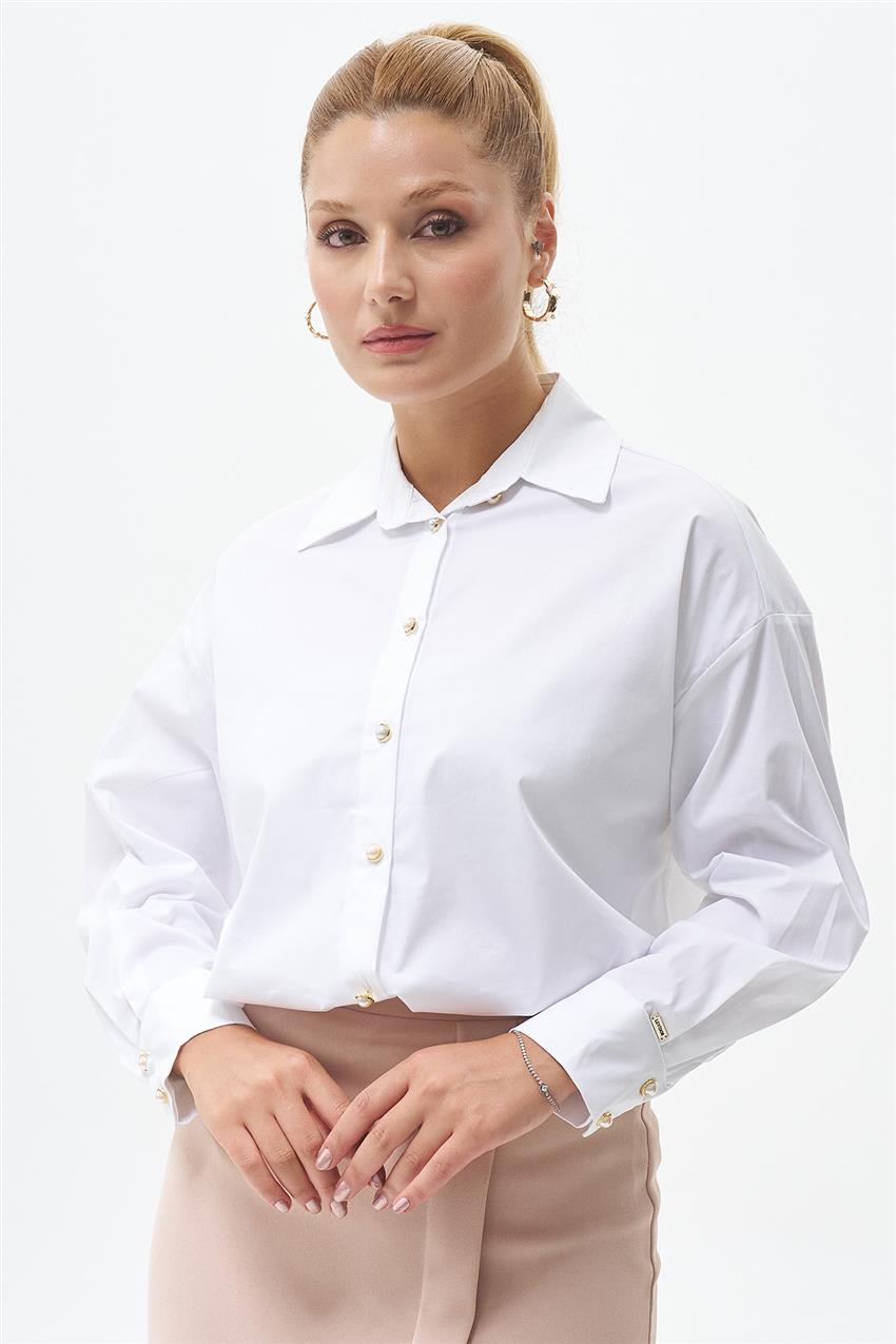 Shirt-Ecru 230062-R076