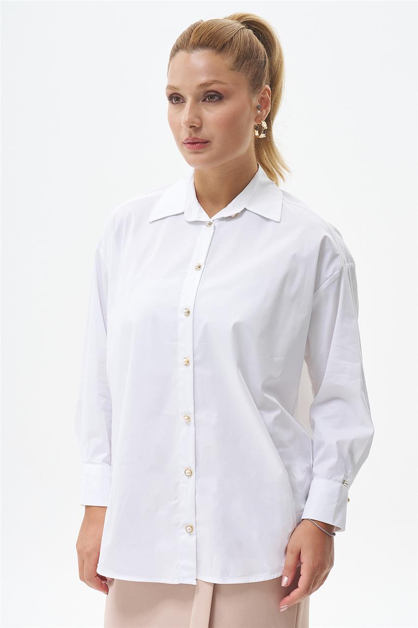 Shirt-Ecru 230062-R076