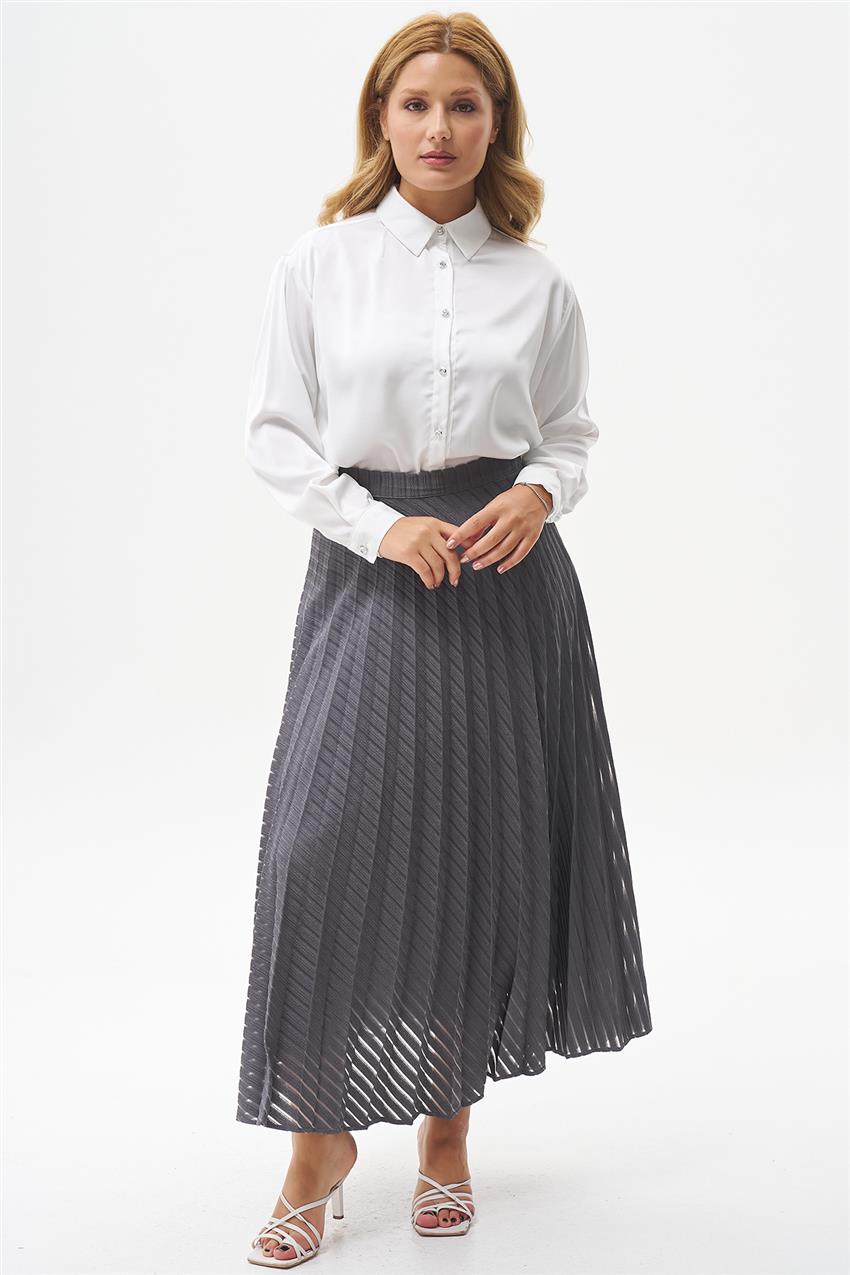 Skirt-Gray KYL-E133-04