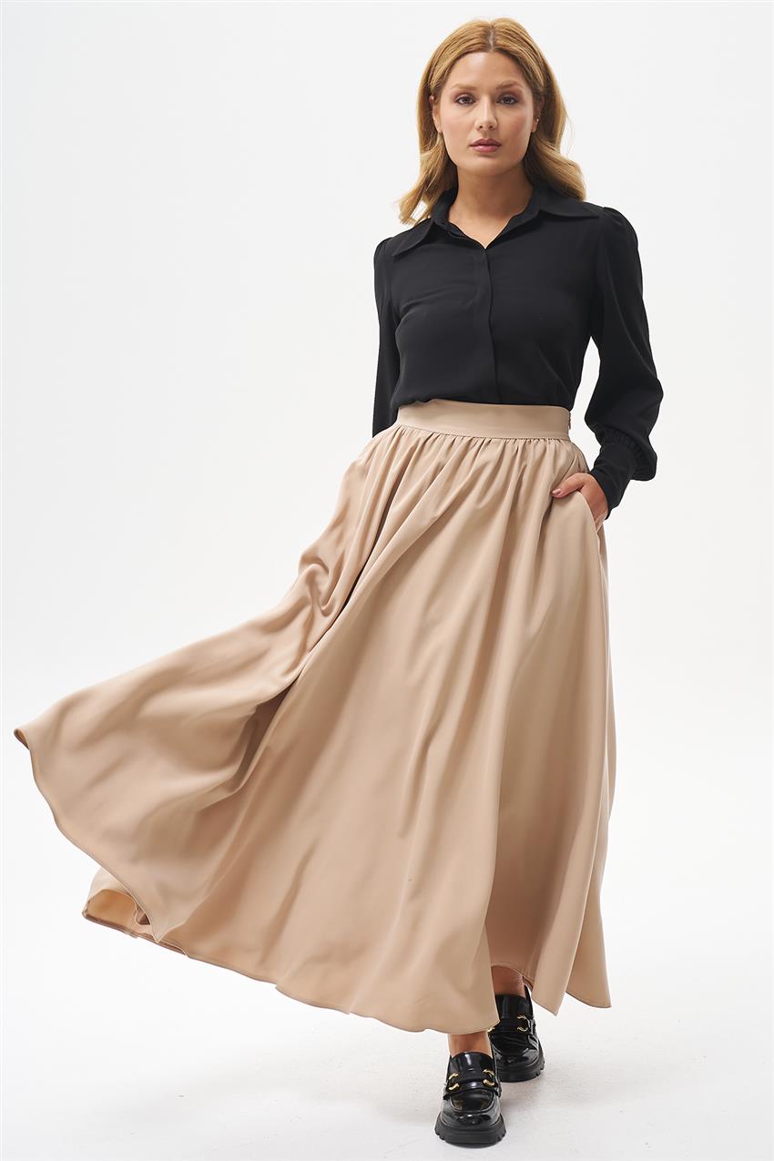 Skirt-Beige KYL-E183-11