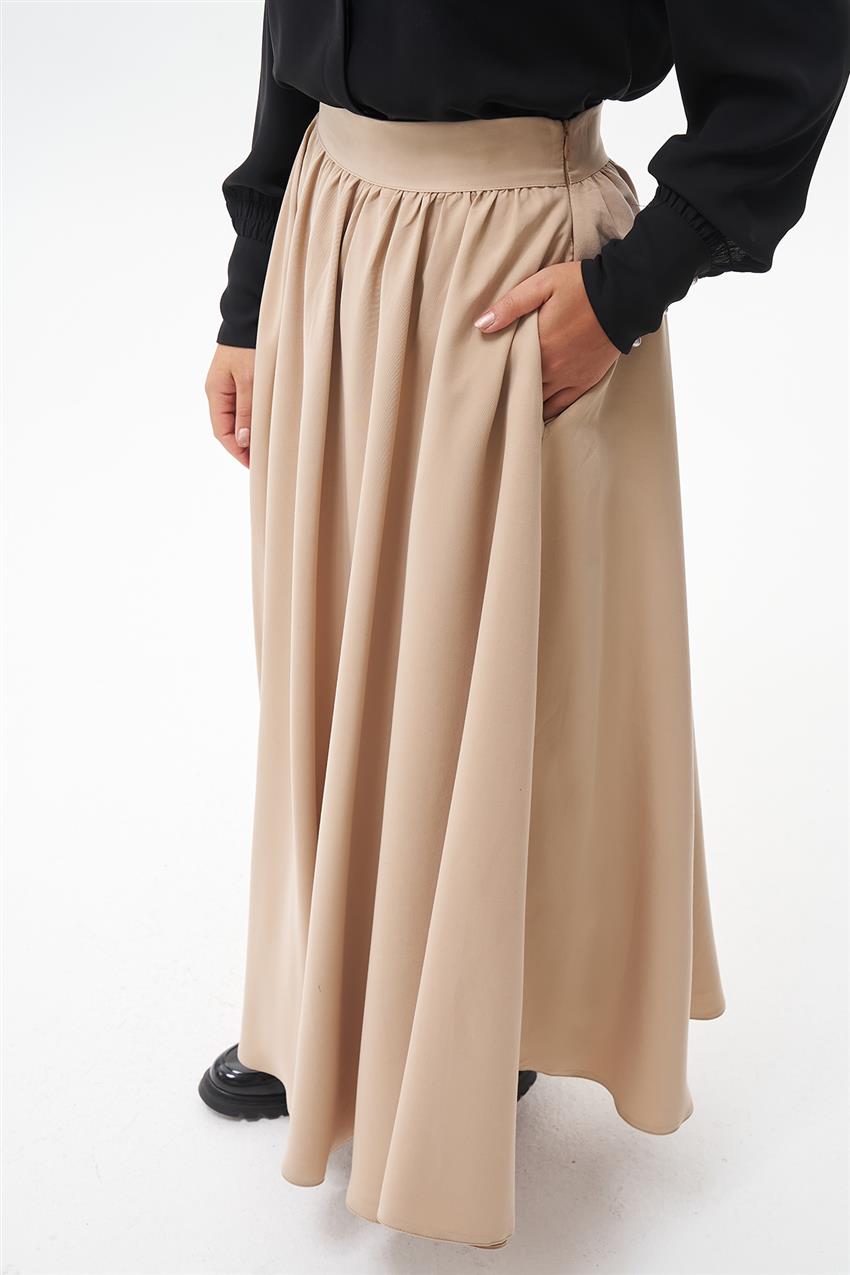 Skirt-Beige KYL-E183-11