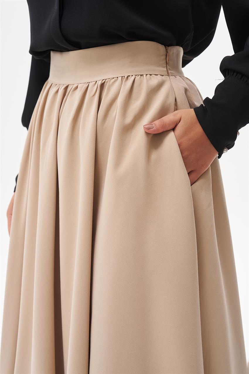 Skirt-Beige KYL-E183-11