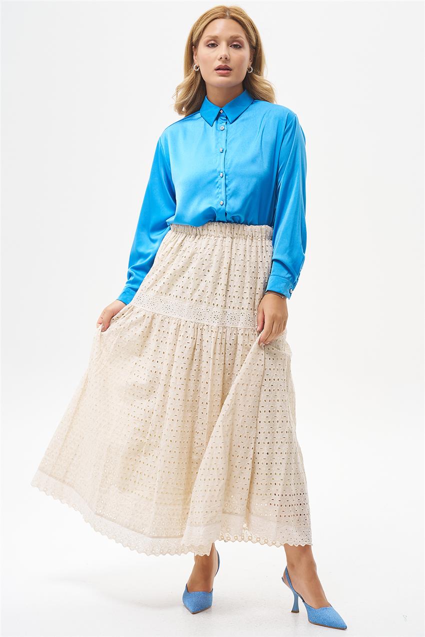 Skirt-Cream KYL-E120-12