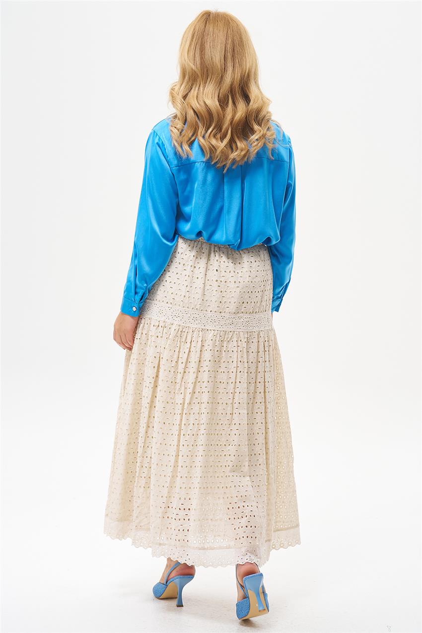 Skirt-Cream KYL-E120-12