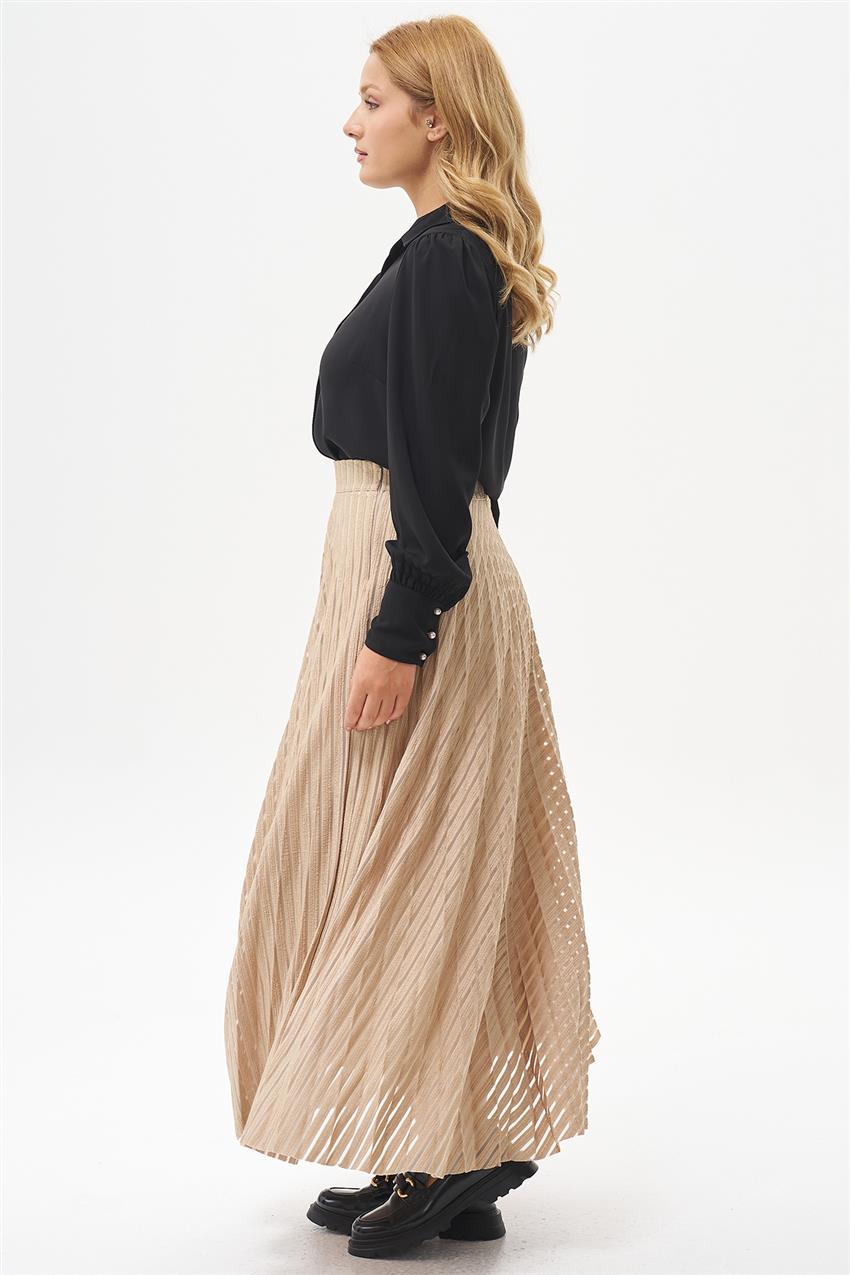 Skirt-Beige KYL-E133-11