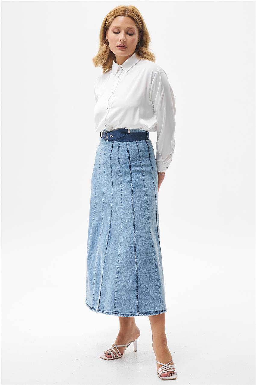 Skirt-Blue KYL-E177-70