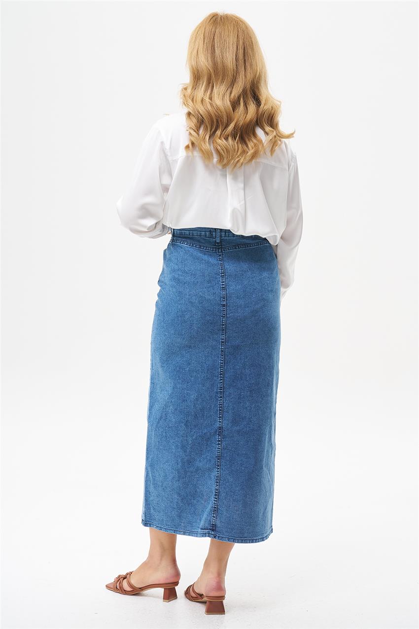 Skirt-Blue KYL-E166-70