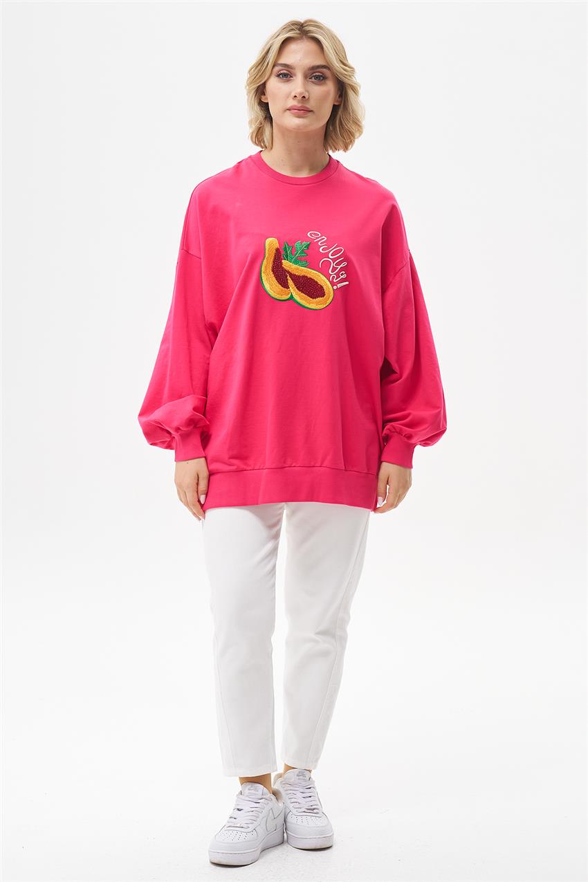 Sweatshirt-Fuchsia 270016-R091