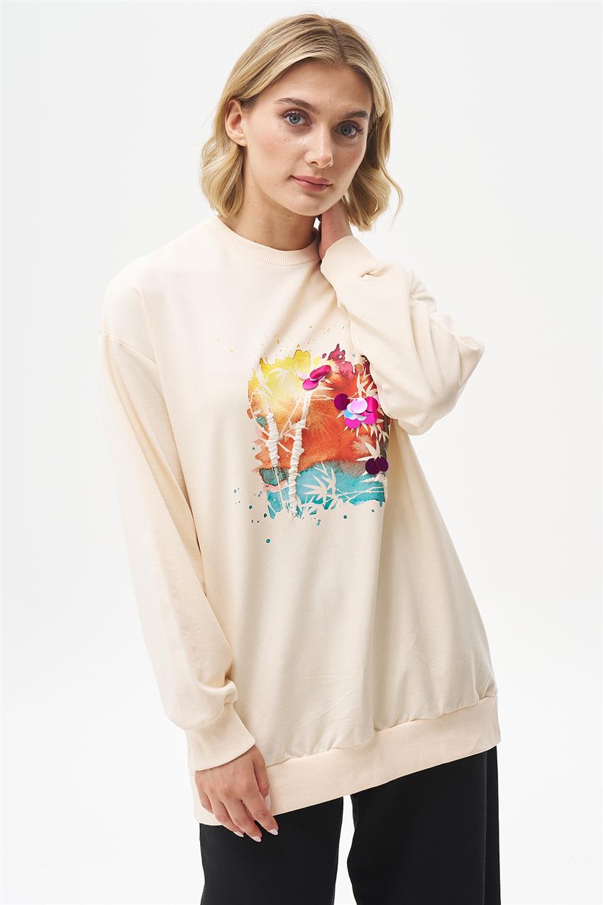 Sweatshirt-Beige 270107-R039