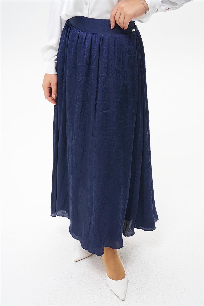 Skirt-Navy Blue 420055-R172