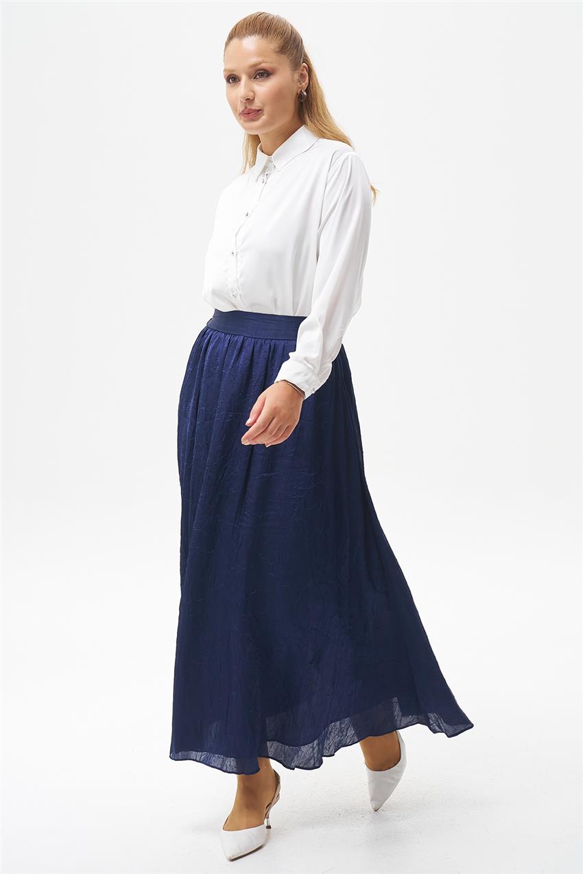 Skirt-Navy Blue 420055-R172