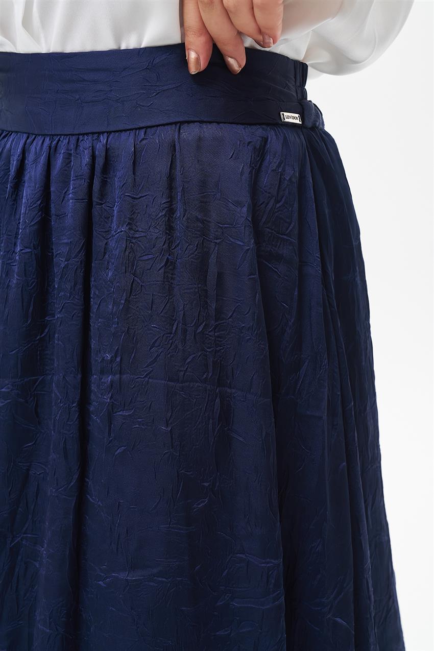 Skirt-Navy Blue 420055-R172