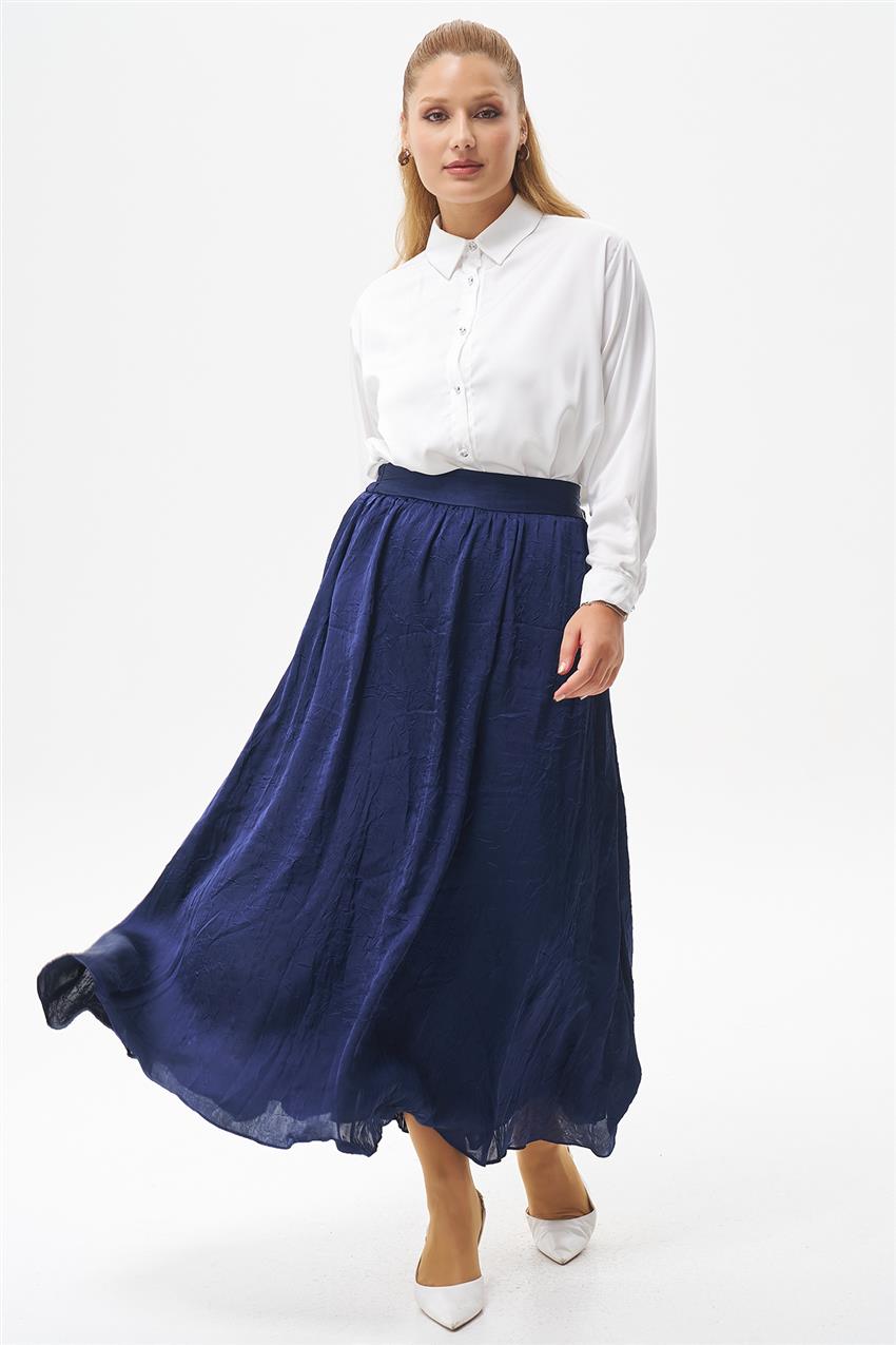 Skirt-Navy Blue 420055-R172