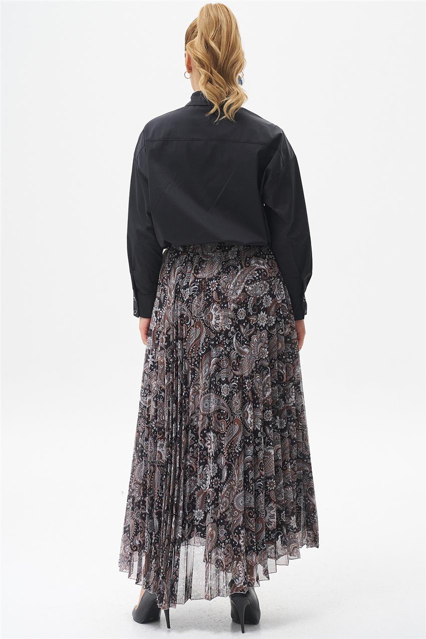 Skirt-Black 420027-R236