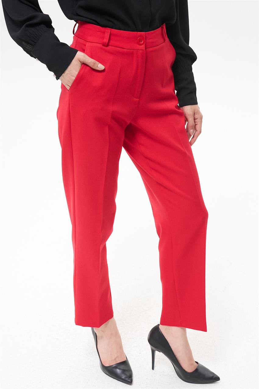 Pants-Red lvss2241018-C750