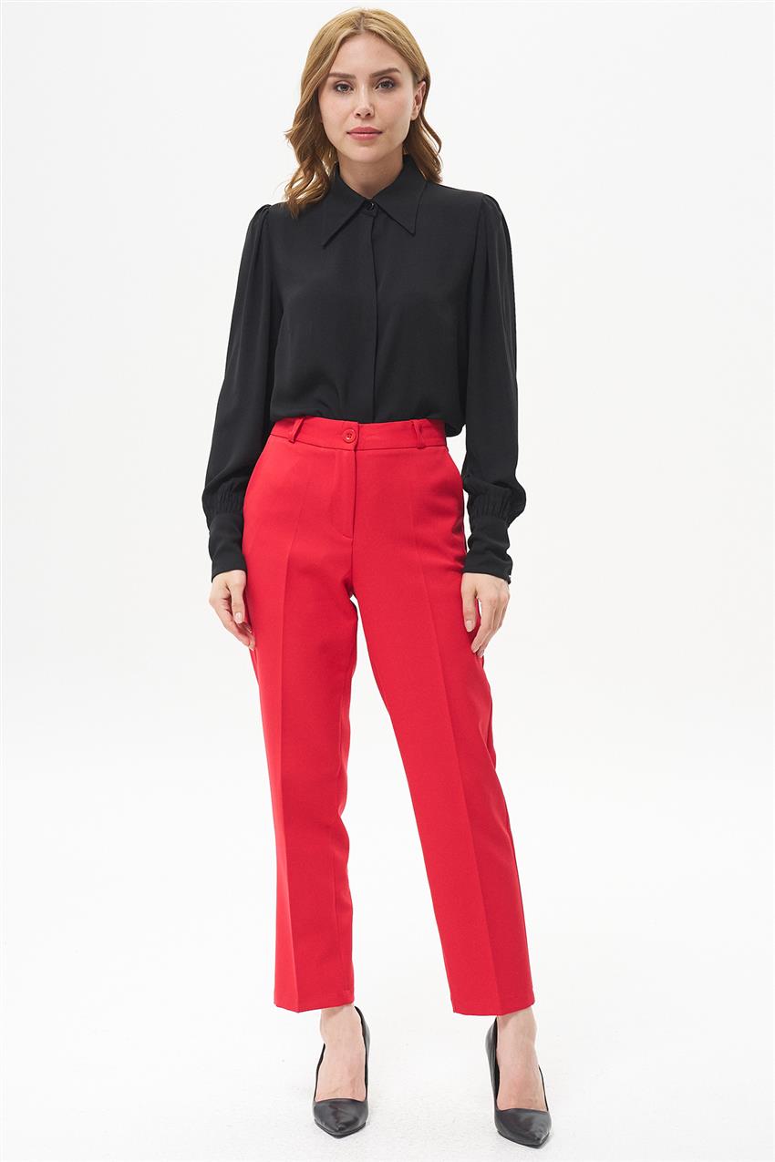 Pants-Red lvss2241018-C750