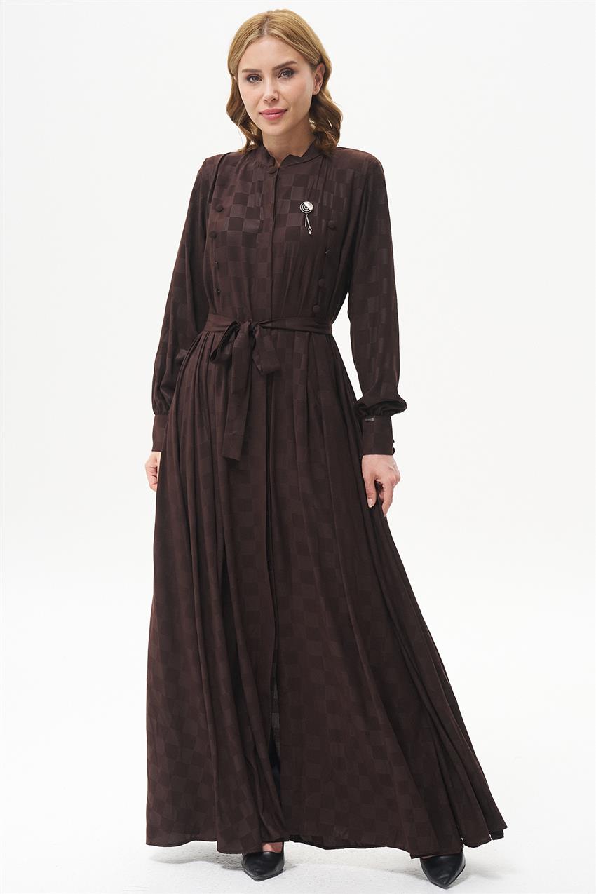 Abaya-Dark Brown 520215-R030