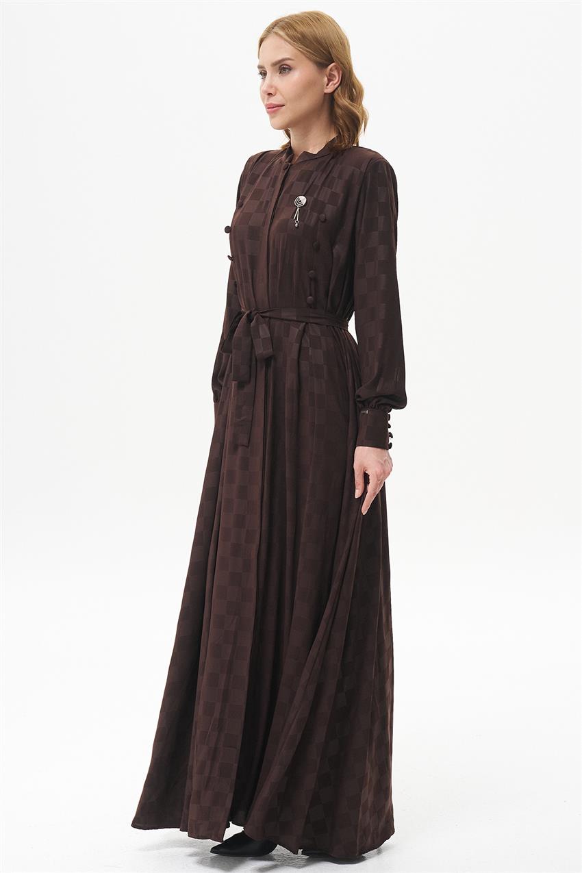 Abaya-Dark Brown 520215-R030