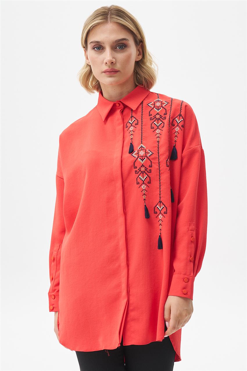 Tunic-Red KA-A23-21045-19