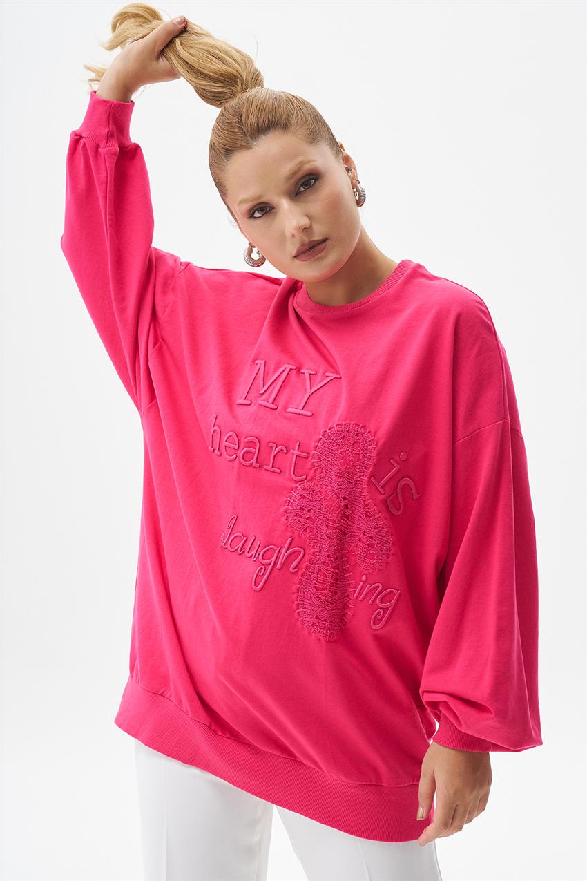 Sweatshirt-Fuchsia 270020-R091