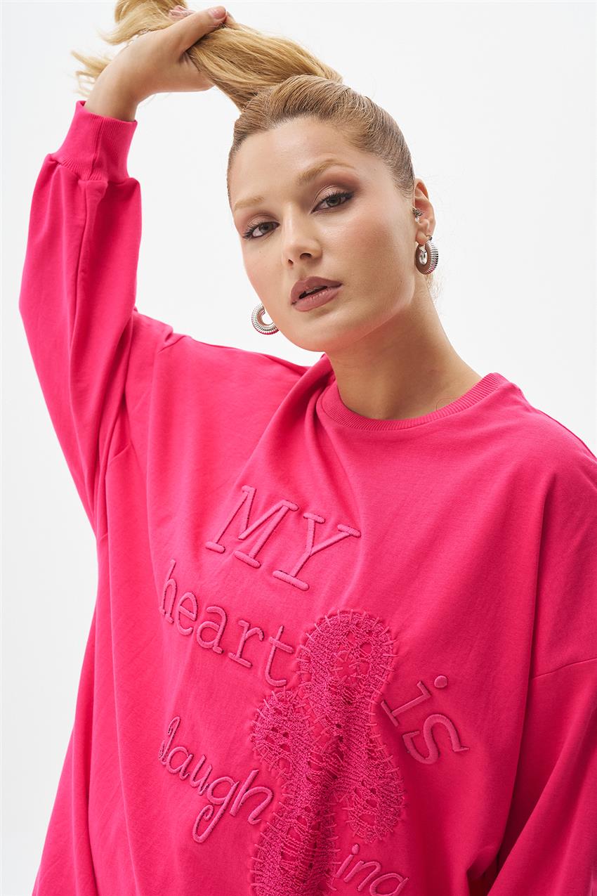 Sweatshirt-Fuchsia 270020-R091