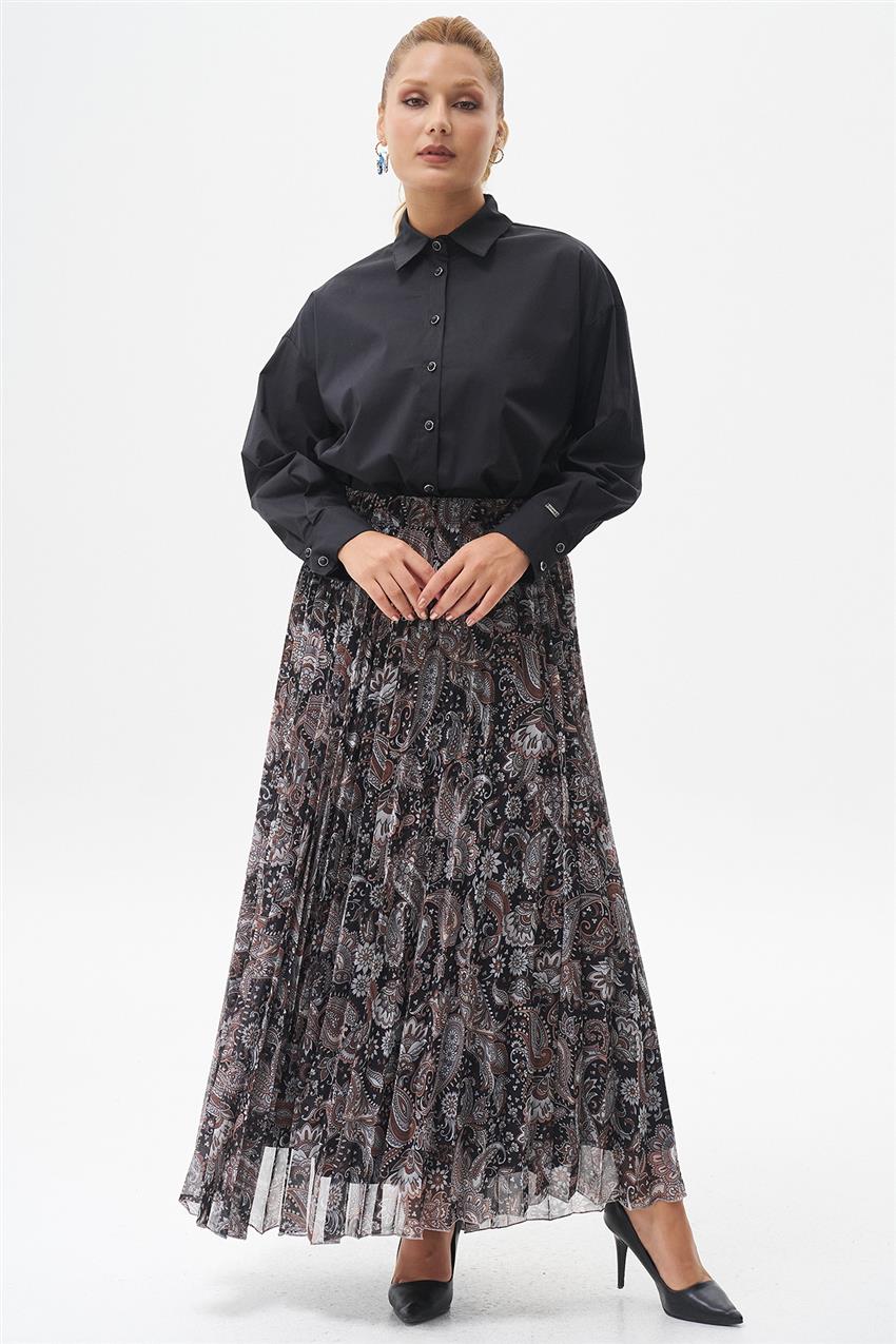 Skirt-Black 420027-R236