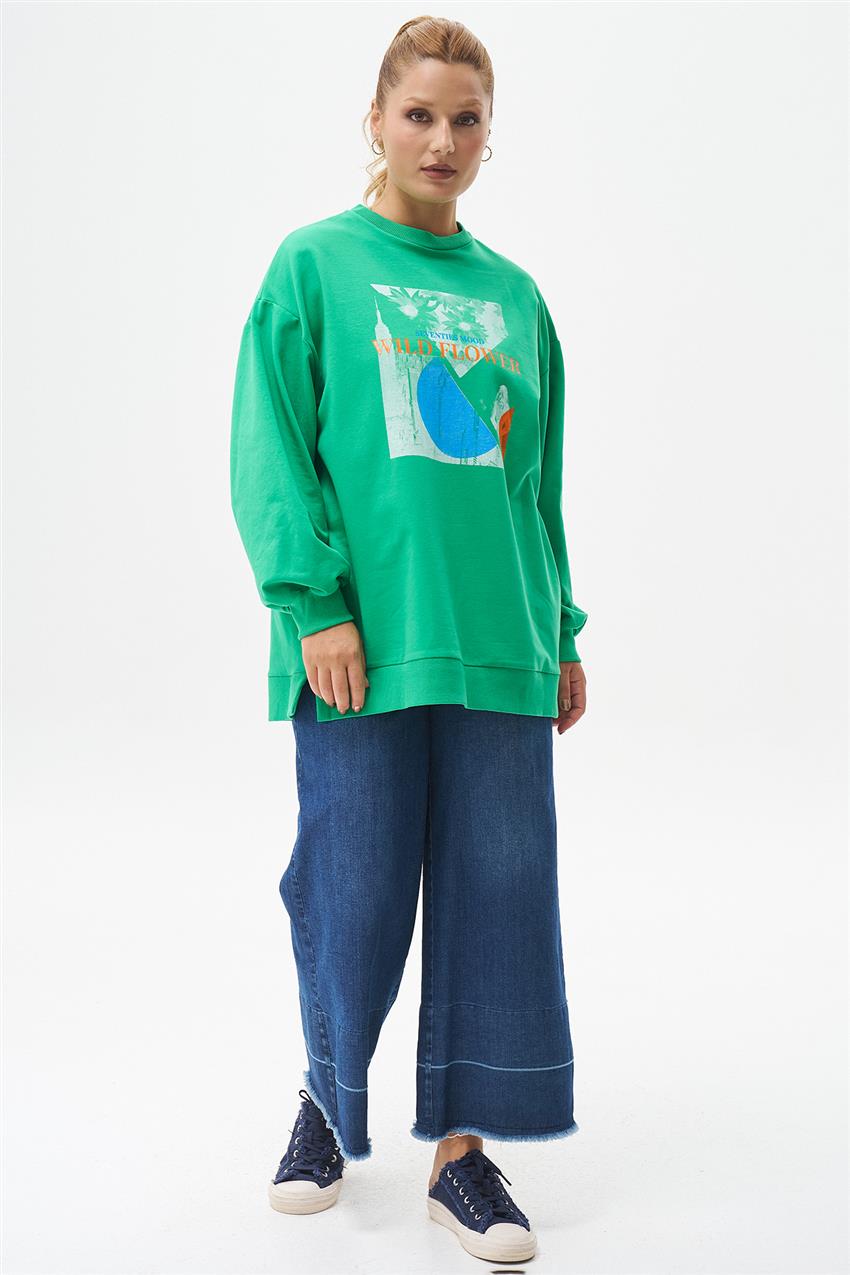 Sweatshirt-Benetton Green 270069-R337