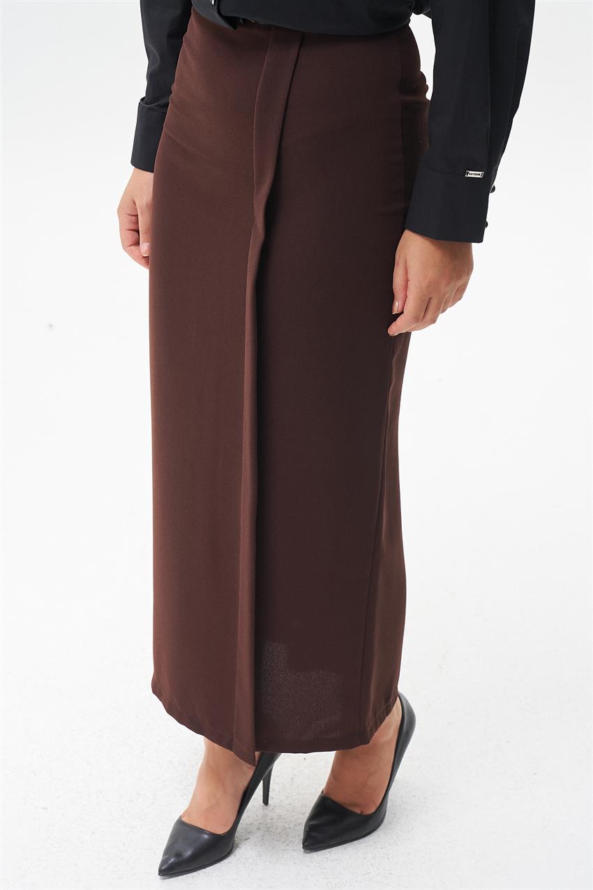 Skirt-Dark Brown 420047-R030