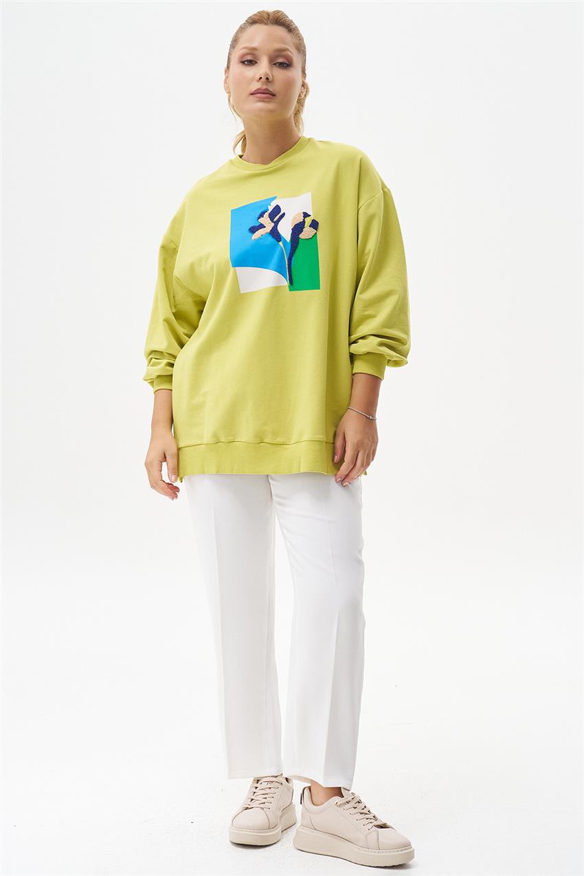 Sweatshirt-Pistachio Green 270072-R090