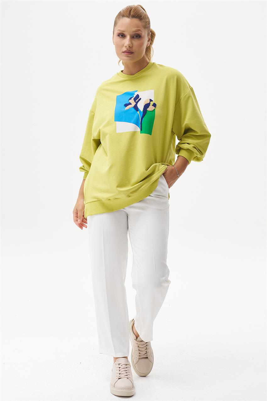 Sweatshirt-Pistachio Green 270072-R090