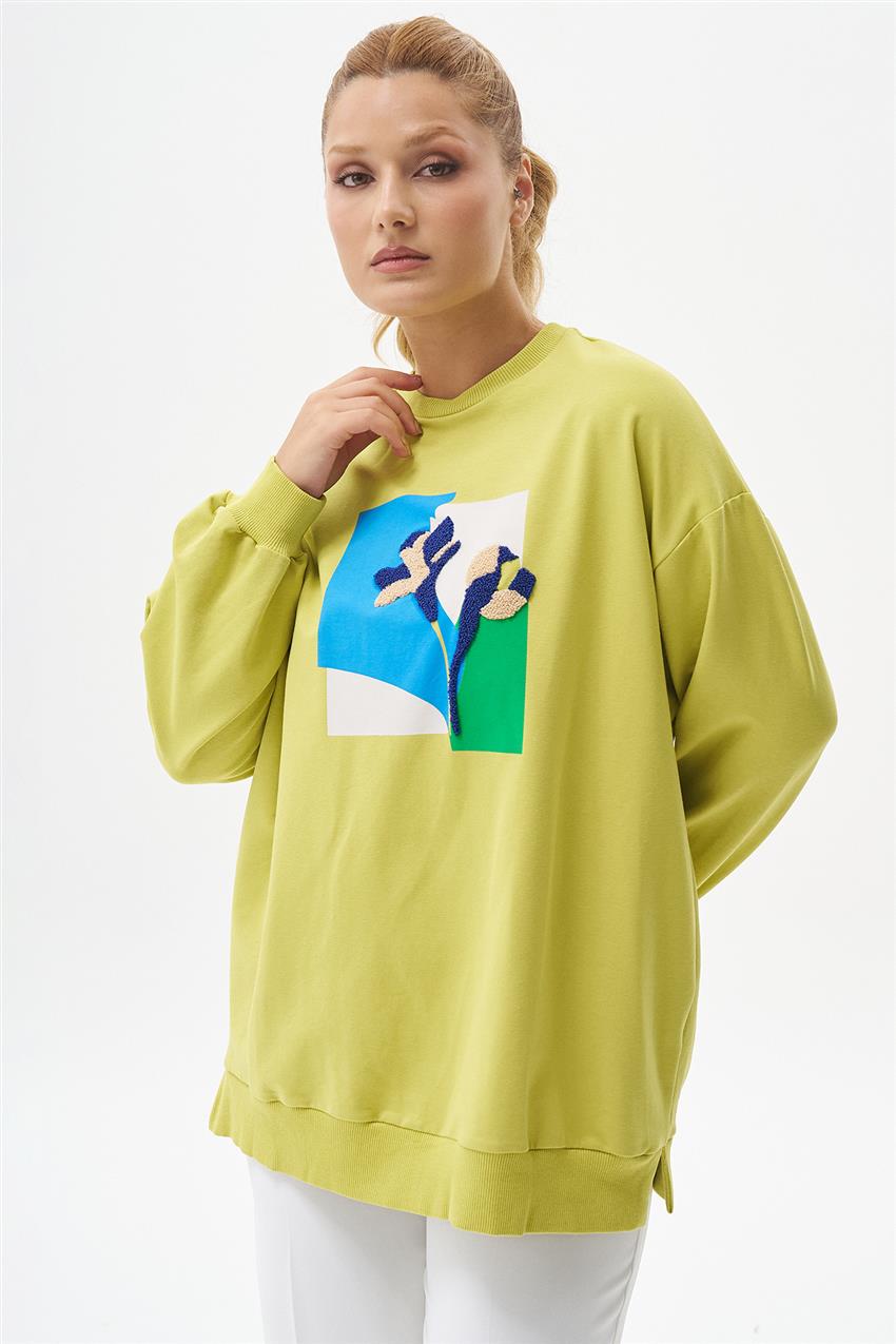 Sweatshirt-Pistachio Green 270072-R090