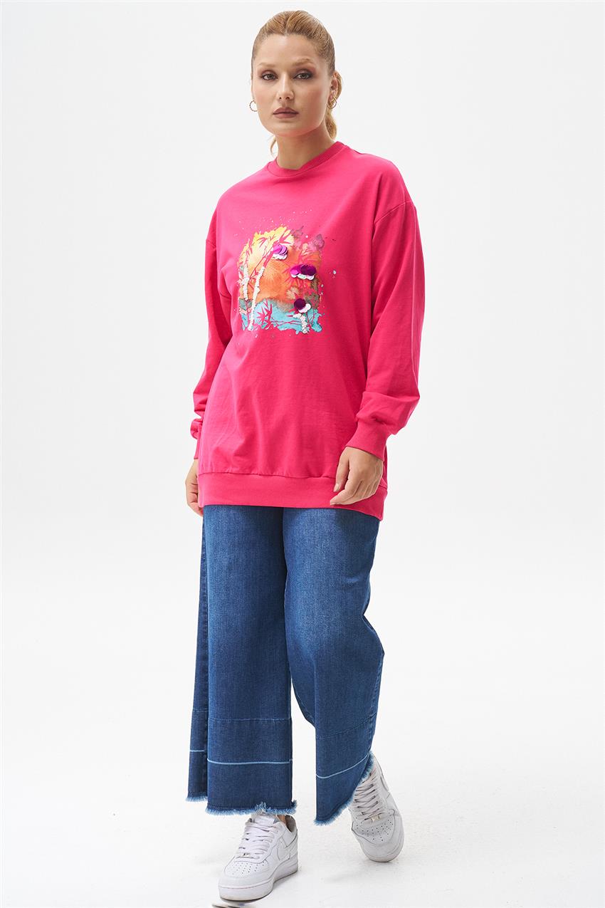 Sweatshirt-Fuchsia 270107-R091