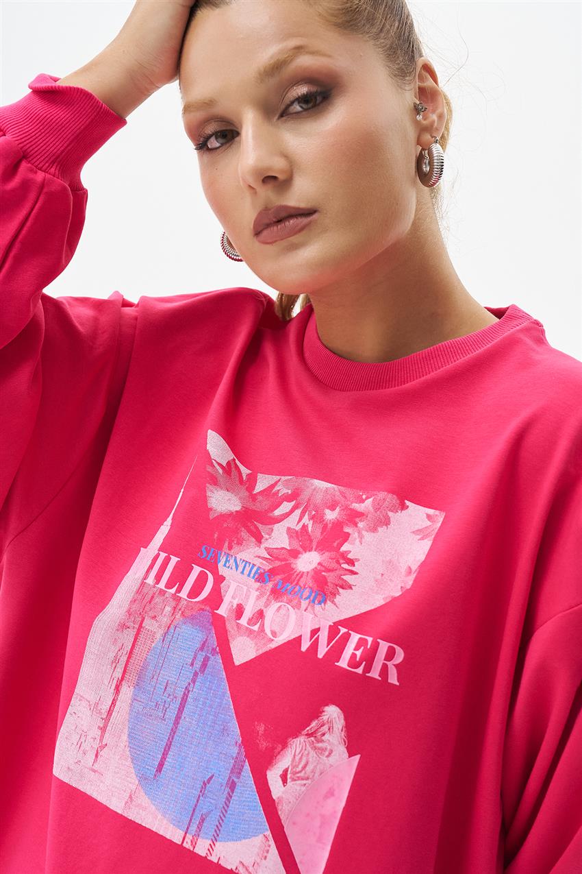 Sweatshirt-Fuchsia 270069-R091