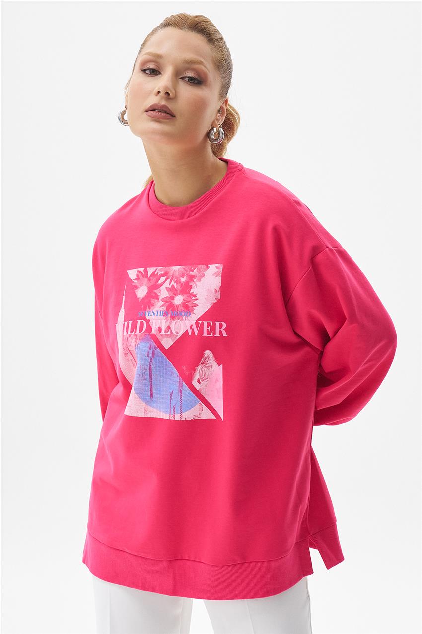 Sweatshirt-Fuchsia 270069-R091