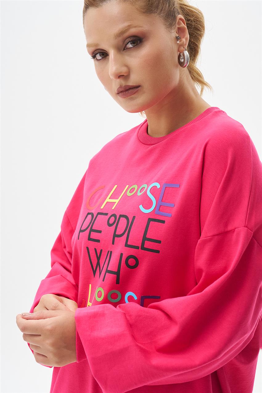 Sweatshirt-Fuchsia 270039-R091