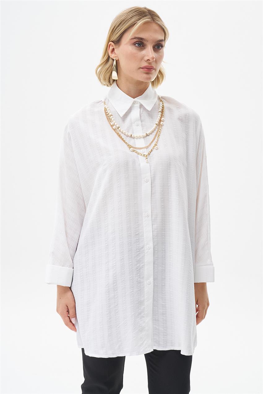 Tunic-White KYL-B241-02