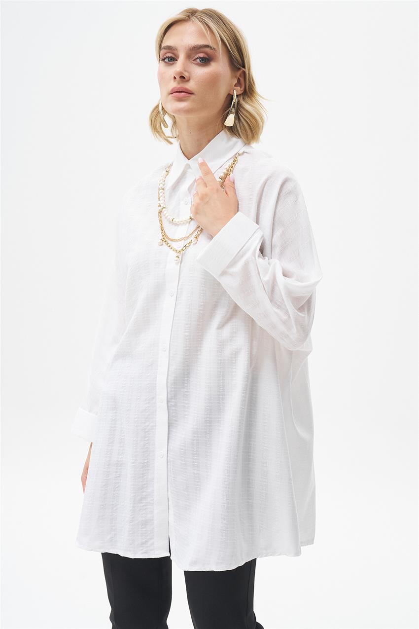 Tunic-White KYL-B241-02