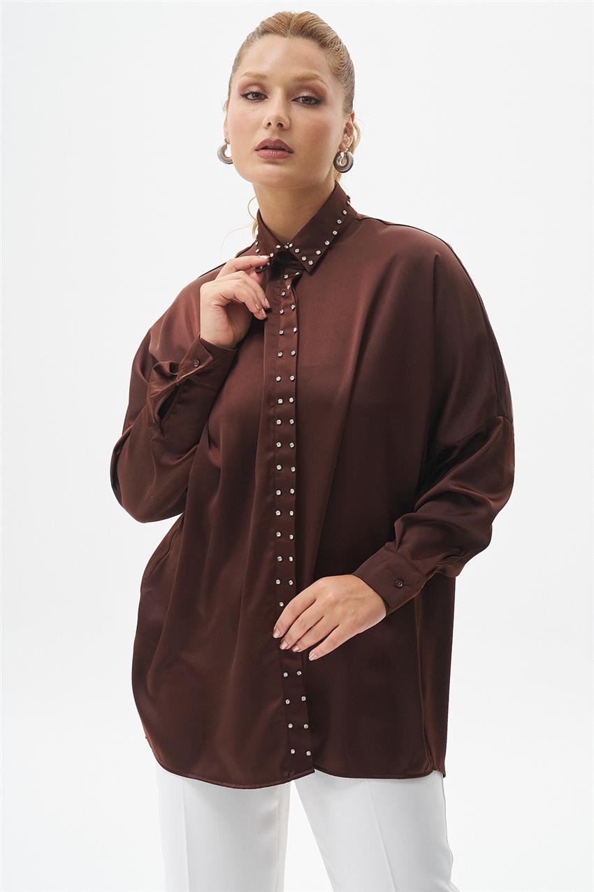 Shirt-Brown KYL-A891-68