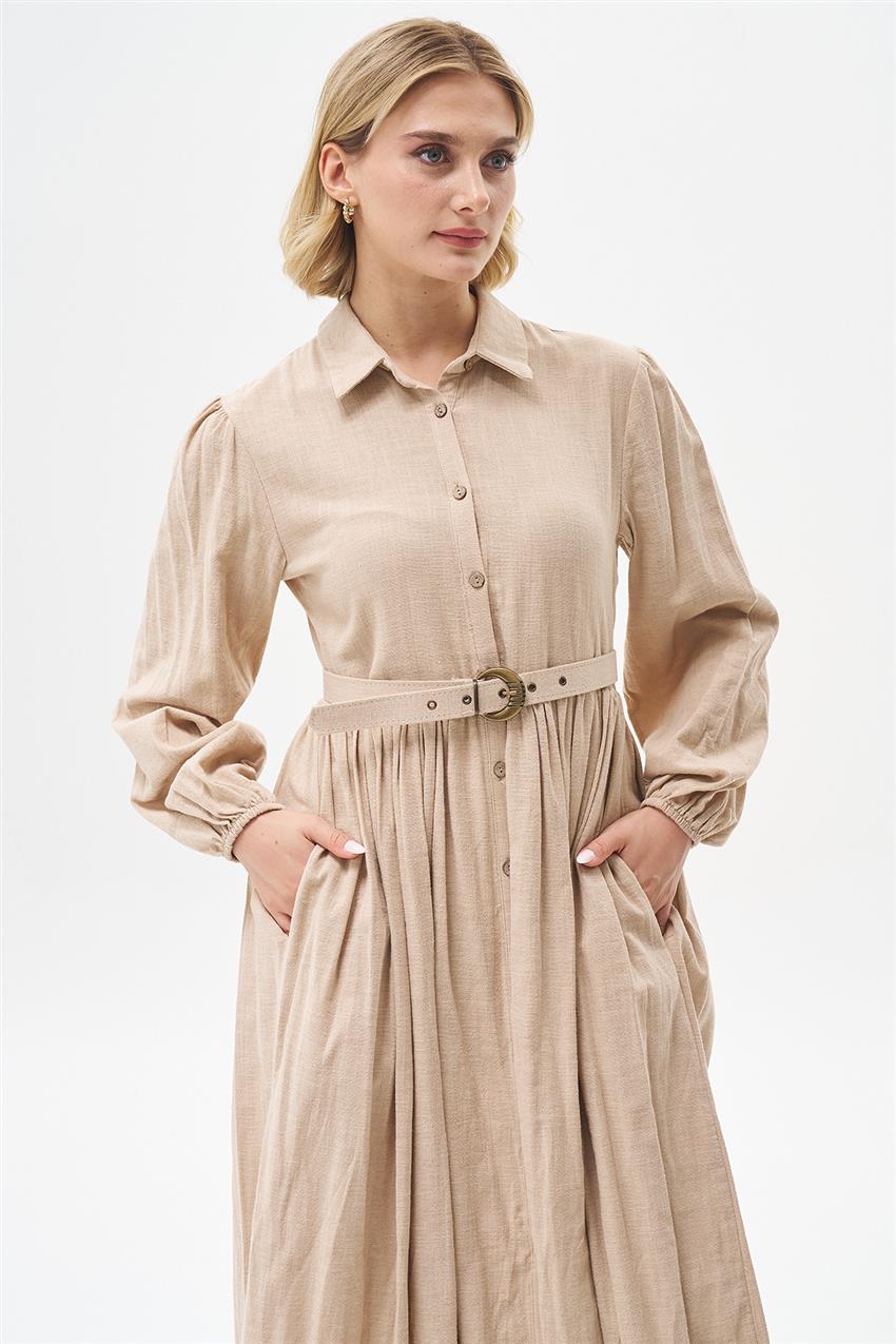 Dress-Beige KYL-A193-11