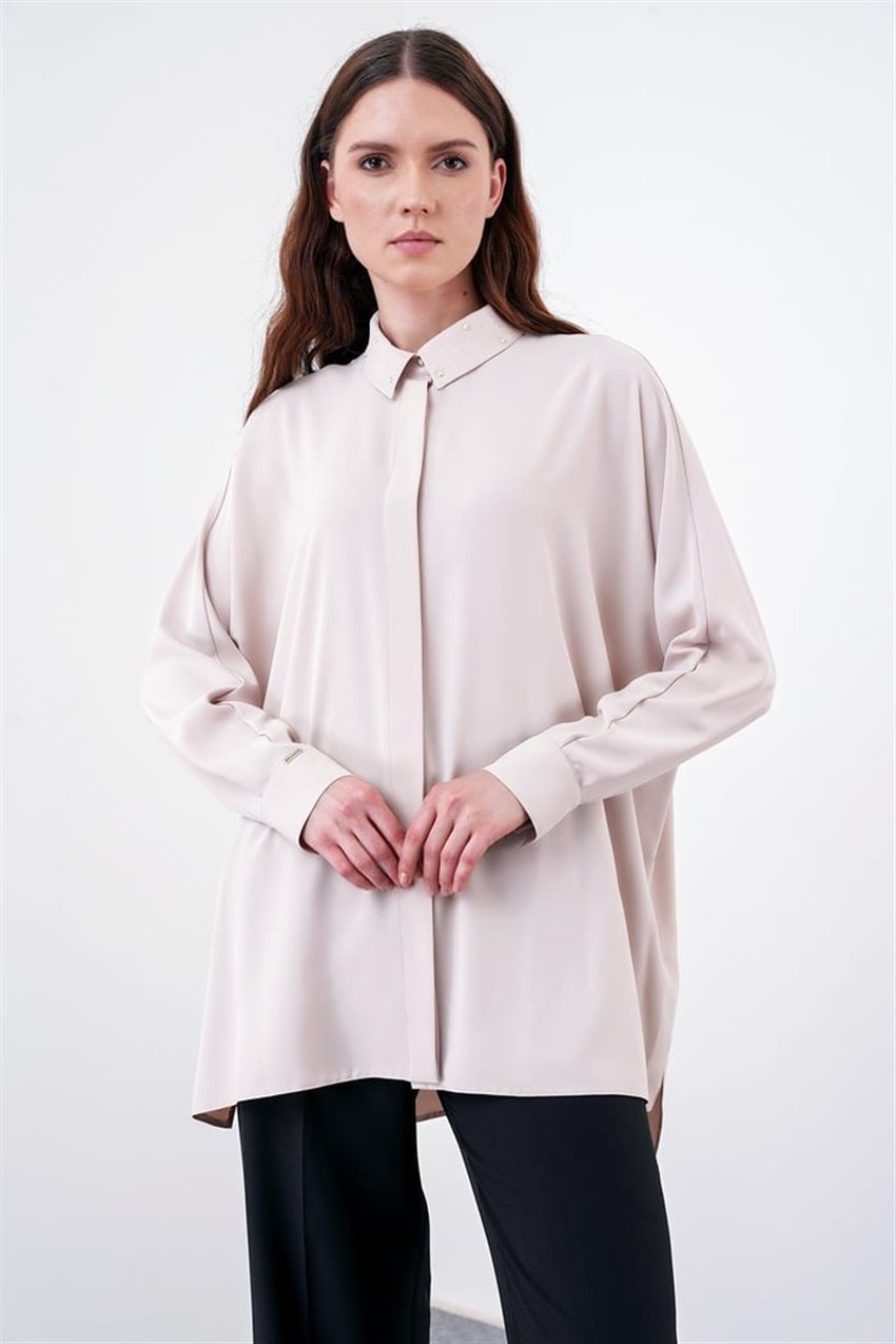 Shirt-Beige G-0055-R1041