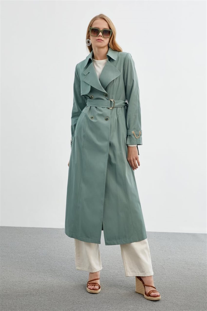 Trenchcoat-Green 12615-R7254