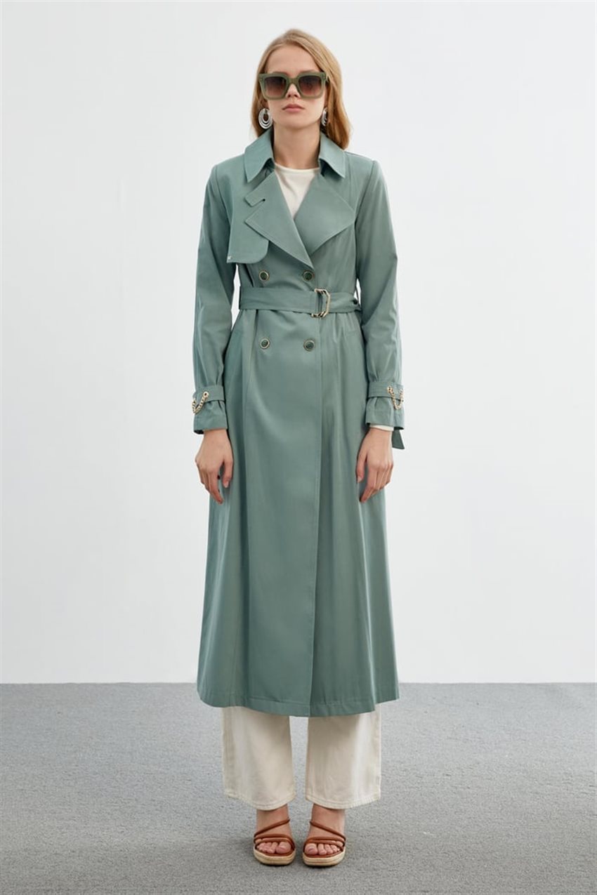 Trenchcoat-Green 12615-R7254