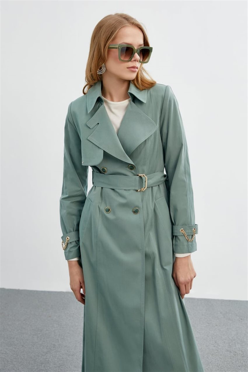 Trenchcoat-Green 12615-R7254