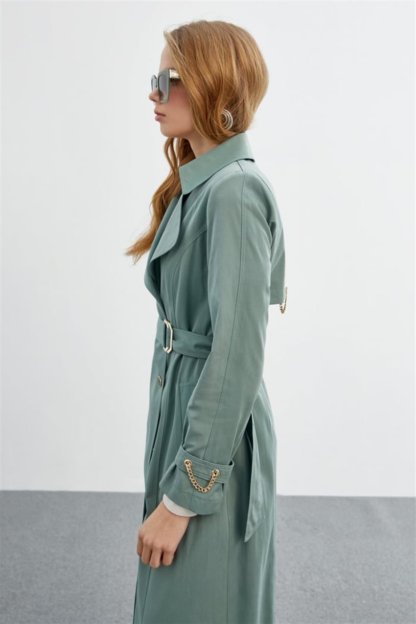 Trenchcoat-Green 12615-R7254