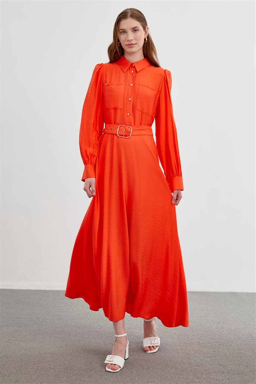 Dress-orange E-0395-R1187