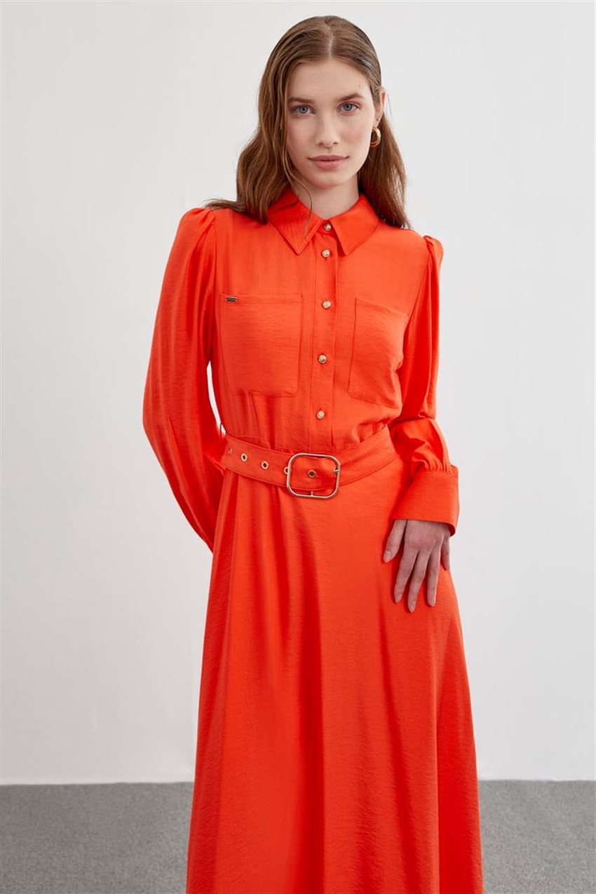 Dress-orange E-0395-R1187