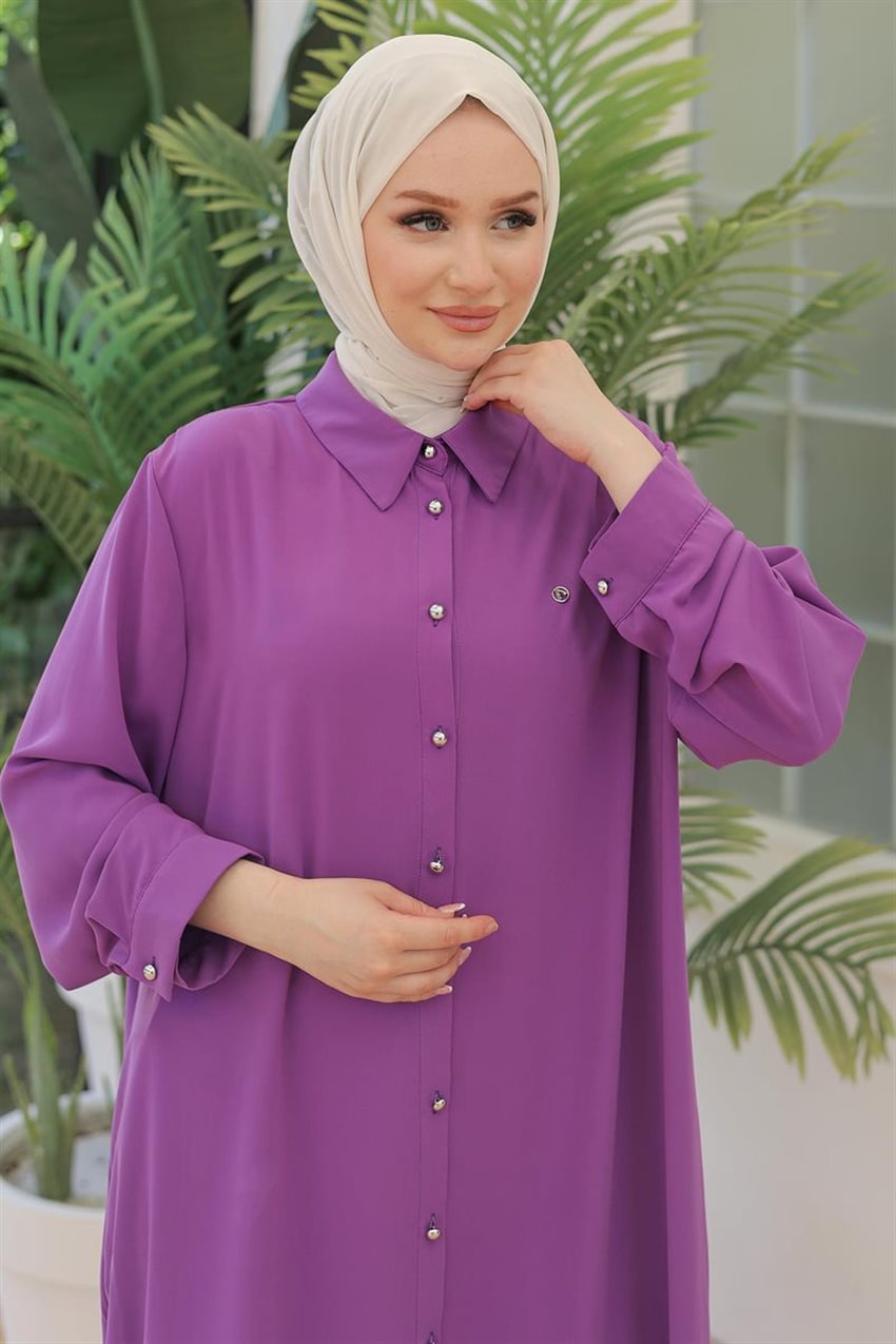 Tunic-Light Purple 24YT479-2543