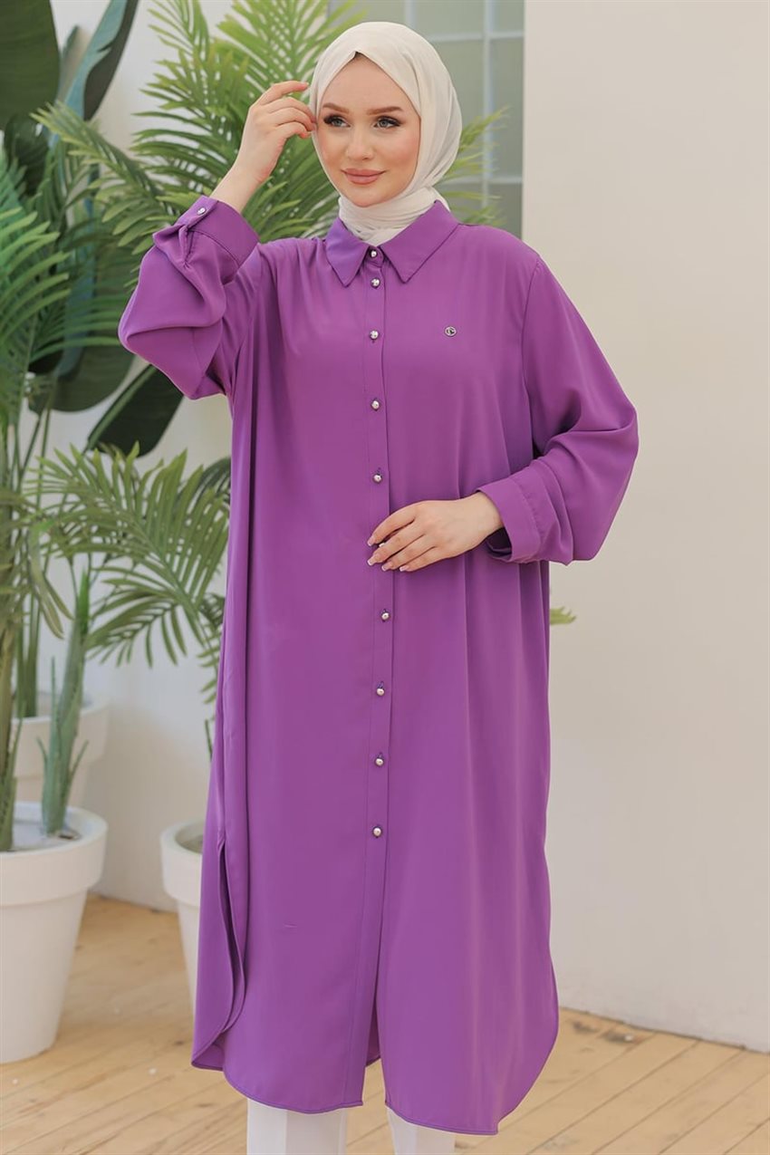 Tunic-Light Purple 24YT479-2543