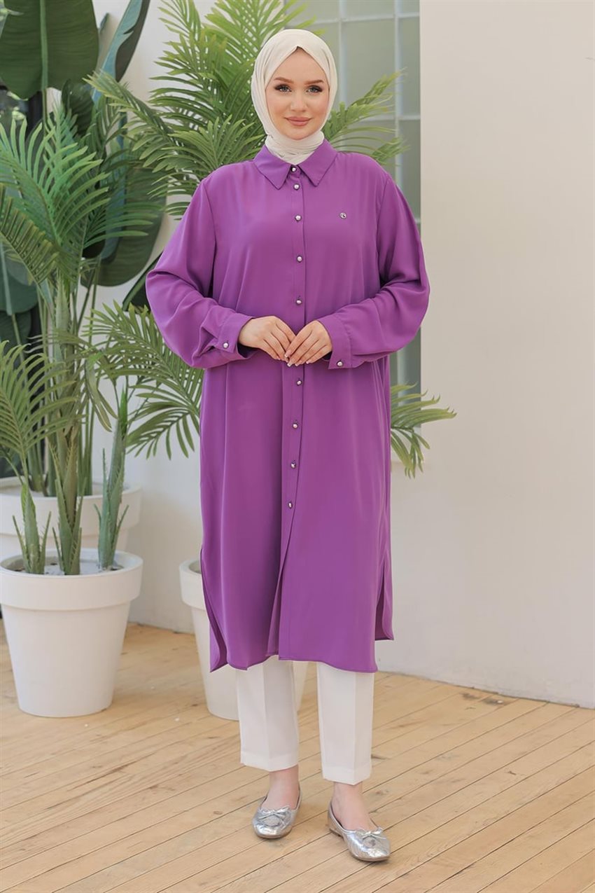 Tunic-Light Purple 24YT479-2543