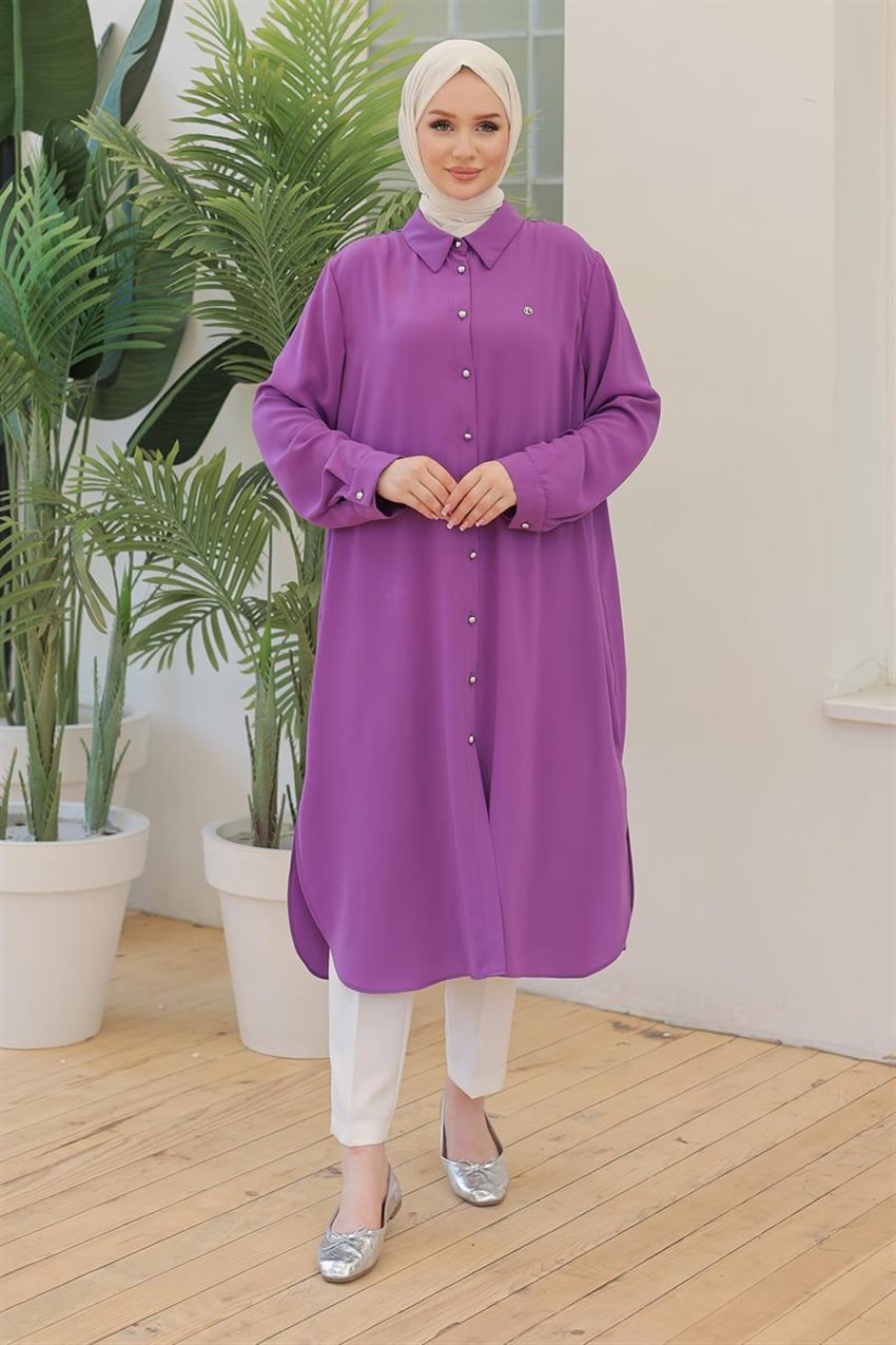 Tunic-Light Purple 24YT479-2543